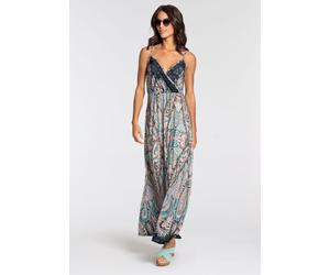 Sommerkleid MELROSE, Damen, Gr. 34, N-Gr, bunt (bunt, gemustert), Jersey, Obermaterial: 95% Polyester, 5% Elasthan, Paisley, bedruckt, ethno, gemustert, mehrfarbig, lang, Kleider Sommerkleid, festlich