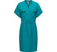 Sommerkleid mit Brusttaschen "Roisa" Teal Green L