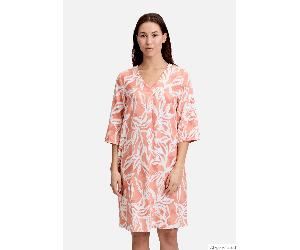 Sommerkleid mit Muster Cream/Apricot 40