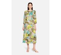 Sommerkleid mit Rundhalsausschnitt Beige/Yellow 40