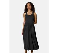 Shirtkleid RAGWEAR "Mauglia YOUMODO", Damen, Gr. L (40), Normalgrößen, schwarz, Material 68% Modal, 32% Polyester, tailliert kniebedeckend, Rundhals, Ärmel ohne Ärmelschlitz normaler Saum, Kleider Shi