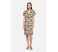 Sommerkleid BETTY BARCLAY "Damen ohne Arm", Damen, Gr. 38, Normalgrößen, braun, beige, Obermaterial: 100% Viskose, tailliert kurz, V-Ausschnitt, Kleider Sommerkleid (21028045-38) braun, beige