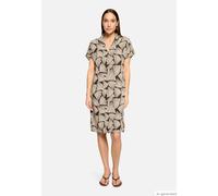 Sommerkleid BETTY BARCLAY "Damen ohne Arm", Damen, Gr. 42, Normalgrößen, braun, beige, Obermaterial: 100% Viskose, tailliert kurz, V-Ausschnitt, Kleider Sommerkleid (21028045-42) braun, beige
