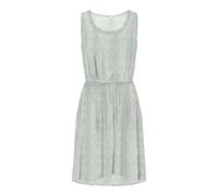 Sommerkleid ONLY "ONLNOVA LIFE S/L SARA DRESS", Damen, Gr. S, N-Gr, jadeite aop:724 coffee leaf, Web, Obermaterial: 100% Viskose, bedruckt, tailliert kurz, Rundhals, Kleider Sommerkleid, Viskose, regu
