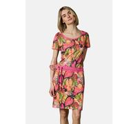 Sommerkleid RAGWEAR "Baomi Tropic YOUMODO", Damen, Gr. M (38), Normalgrößen, bunt, Material: 100% Baumwolle, figurumspielend ca. Mitte Oberschenkel, Rundhals, Ärmel ohne Ärmelschlitz Rippbündchen, Kle