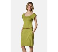 Sommerkleid RAGWEAR "Tagg", Damen, Gr. XL (42), Normalgrößen, grün (pistazie), Material: 95% Viskose, 5% Elasthan, figurumspielend ca. Mitte Oberschenkel, tiefer Rundhals, Ärmel ohne Ärmelschlitz, Kle