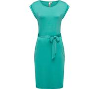 Sommerkleid RAGWEAR "Taggien", Damen, Gr. XL (42), Normalgrößen, grün, Material: 95% Viskose, 5% Elasthan, figurumspielend knielang, Rundhals, Ärmel ohne Ärmelschlitz, Kleider Sommerkleid, Knielanges,