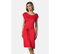 Sommerkleid RAGWEAR "Taggien", Damen, Gr. XXL (44), Normalgrößen, rot, Material: 95% Viskose, 5% Elasthan, figurumspielend knielang, Rundhals, Ärmel ohne Ärmelschlitz, Kleider Sommerkleid, Knielanges,