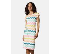 Sommerkleid RAGWEAR "Taggien Print", Damen, Gr. L (40), Normalgrößen, bunt, Material: 95% Viskose, 5% Elasthan, figurumspielend knielang, Rundhals, Ärmel ohne Ärmelschlitz, Kleider Sommerkleid, Leicht