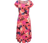Sommerkleid RAGWEAR "Yvone Flowers" Gr. XXL (44), Normalgrößen, rot (coral) Damen Kleider (88283255-XXL) coral