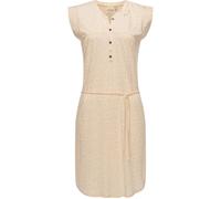 Sommerkleid RAGWEAR "Zofka", Damen, Gr. M (38), Normalgrößen, beige, Obermaterial: 50% Lyocell, 50% Baumwolle, figurumspielend knielang, Rundhals, Ärmel ohne Ärmelschlitz normaler Saum, Kleider Sommer