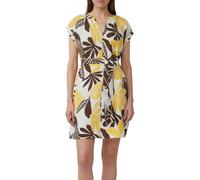 s.Oliver Red Label - Kleid mit Muster gelb/weiß - Gr. - 34