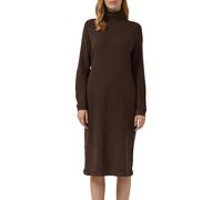 Rollkragen-Feinstrickkleid im Slim Fit aus Viskosemix 38 braun 2175366.8945.38