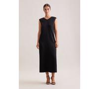 Sommerkleid SEIDENSTICKER, Damen, Gr. M (38), Normalgrößen, schwarz, 100% Polyester, unifarben, regular fit, V-Ausschnitt, Kleider Sommerkleid, Ohne Arm V-Neck Uni (57249741-38) schwarz