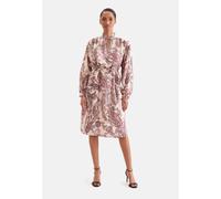 Sommerkleid SEIDENSTICKER, Damen, Gr. XL (42), Normalgrößen, rosa, 85% Viskose, 15% Polyamid, bedruckt, regular fit, Rundhals, Kleider Sommerkleid, 1/1 Rundhals Druck (32280749-42) rosa