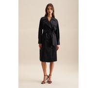 Sommerkleid SEIDENSTICKER "Schwarze Rose", Damen, Gr. M (38), Normalgrößen, schwarz, 100% Baumwolle, unifarben, oversize, V-Ausschnitt, Kleider Sommerkleid, V-Neck Uni (32238524-38) schwarz