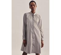 Sommerkleid SEIDENSTICKER "Schwarze Rose", Damen, Gr. XS34, Normalgrößen, beige, 97% Baumwolle, 3% Elasthan, glänzend, unifarben, regular fit, Kleider Sommerkleid, 1/1 Kragen Uni (37047147-34)