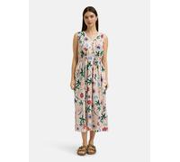 Sommerkleid SMITH & SOUL, Damen, Gr. L, US-Größen, beige, Web, Material: 100% Baumwolle, bedruckt, gemustert, regular fit Midi, V-Ausschnitt, normaler Saum, Kleider Sommerkleid, mit Taillengummizug (4