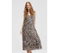 Sommerkleid SMITH & SOUL, Damen, Gr. M, US-Größen, nougat print, Web, Material: 100% Viskose, regular fit Midi, V-Ausschnitt, normaler Saum, Kleider Sommerkleid, mit Taschen (83903757-M) nougat print