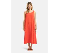 Sommerkleid SMITH & SOUL, Damen, Gr. M, US-Größen, rot (chili), Material: 100% Lyocell, unifarben, regular fit Midi, Rundhals, normaler Saum, Kleider Sommerkleid, mit Seitenschlitze (87026919-M) chili