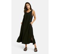 Sommerkleid SMITH & SOUL, Damen, Gr. M, US-Größen, schwarz, Material: 100% Lyocell, unifarben, regular fit Midi, Rundhals, normaler Saum, Kleider Sommerkleid, mit Seitenschlitze (96082131-M) schwarz