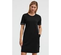 Sommerkleid SOCCX, Damen, Gr. 3XL, US-Größen, schwarz, Web, Material: 100% Baumwolle, unifarben, regular fit Midi, Rundhals, Raglanärmel Bündchen, Kleider Sommerkleid, mit Taschen (46210729-XXXL) schw