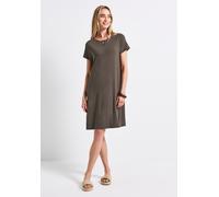 T-Shirt-Kleid in Unifarbe