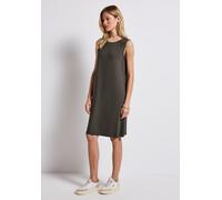 Street One Frauen Kleid in Unifarbe in Braun, Gr: 46