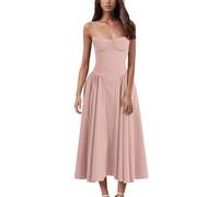 Sommerkleider Damen Leicht Und Luftig Ballkleider Lang Prinzessin Italienische Kleider Lange Maxikleid Elegant Schicke Sommerkleid Salbeigrün Ballkleider Infinity Maxikleider Sommer Petticoat