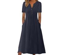 Sommerkleider Damen Leicht Und Luftig Italienische Kleider Elegant Leichte Infinity Umstandskleid Kleid A Linie Luftige Strandkleid Damen Große Größen Sommerkleidung Multiway Lange Schicke