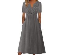 Sommerkleider Damen Leicht Und Luftig Italienische Kleider Elegant Leichte Infinity Umstandskleid Kleid A Linie Luftige Strandkleid Damen Große Größen Sommerkleidung Multiway Lange Schicke