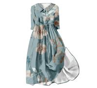 Sommerkleider Sale Damen Sexy Elegant Kleid Boho Strandkleider Damen Kleider Elegant Swing Kleid Sommer Off Shoulder Damen Kleider Perfekt Für Frühling Sommer Herbst Ballkleider Damen Lang