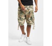 sommerliche Brandit Herren Shorts Reißverschluss Taschen Camouflage 4XL