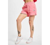 Sweatshorts STARTER BLACK LABEL "Starter Black Label Damen Ladies Starter Essential Sweat Shorts", Damen, Gr. S, US-Größen, pinkgrapefruit, 65% Baumwolle, 35% Polyester, unifarben, loose fit, Hosen Sw