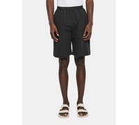 sommerliche Urban Classics Herren Baumwoll-Shorts 180 g/m² Sommer-Hose Schwarz S