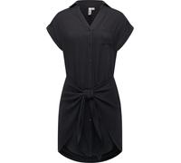 Sommerliches Blusenkleid mit Taillenband "Bahaya" Black M