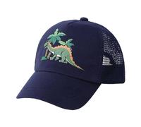 Sommermütze Kinder Cartoon Mesh Dinosaurier Baseballcap Atmungsaktive Baseball Mütze Baby Basecap Trucker-Cap Schirmmütze verstellbar UVSchutz Kappe Cap Mütze Sonnenhut für Jungen Mädchen 0-5 Jahre