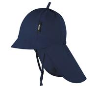 Sommermütze Nackenschutz indigo 49