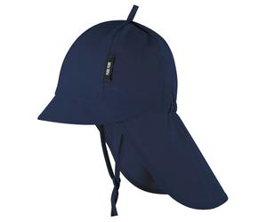 Sommermütze Nackenschutz indigo 53
