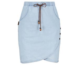 Sommerrock ALIFE & KICKIN "Damen LucyAK DNM A", Damen, Gr. S, blau (light denim), 95% Baumwolle, 5% Elasthan, Röcke (23995738-S) light denim