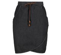 Sommerrock ALIFE & KICKIN "Damen LucyAK DNM A", Damen, Gr. S, schwarz (schwarz denim), 95% Baumwolle, 5% Elasthan, Röcke (66565741-S) schwarz denim