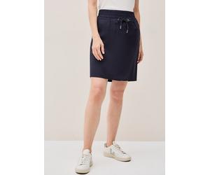 Sommerrock CECIL, Damen, Gr. S (38), blau (urban dunkelblau), Stoff, 100% Viskose, unifarben, normal knielang, Röcke, mit seitlichen Einschubtaschen (56405322-S) urban dunkelblau