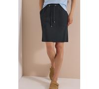 Sommerrock CECIL, Damen, Gr. XXL (46), palm breeze grün, Web, Obermaterial: 71% Baumwolle, 25% Polyamid, 4% Elasthan, unifarben, kniefrei, Röcke, mit Eingrifftaschen, mit Kordelzug, elastischer Baumwo