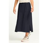 Sommerrock JACK WOLFSKIN "MONTERO SKIRT W", Damen, Gr. M (38/40), schwarznavy, Obermaterial: 100% LYOCELL. Futter: 100% POLYESTER, Röcke (42443064-M) schwarznavy