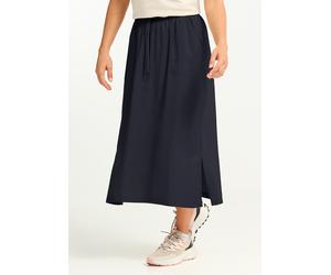 Sommerrock JACK WOLFSKIN "MONTERO SKIRT W", Damen, Gr. S (36), schwarznavy, Obermaterial: 100% LYOCELL. Futter: 100% POLYESTER, Röcke (42443064-S) schwarznavy