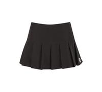 Sommerrock KARL KANI "Karl Kani OG Pleated Skort", Damen, Gr. L, schwarz, 92% Polyester, 8% Elasthan, unifarben, loose fit, Röcke (57883132-L) schwarz