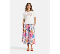 Sommerrock LIEBLINGSSTÜCK "RaniaL", Damen, Gr. 48, 305p1, pastel pink, Obermaterial: 70% Baumwolle, 27% Polyamid, 3% Elasthan, A-Linie, Röcke, mit 70% Baumwolle (64029408-48) 305p1, pastel pink