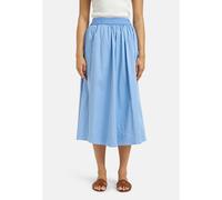 Sommerrock MILANO ITALY, Damen, Gr. 36, ocean, Web, Material: 70% Baumwolle, 27% Polyamid, 3% Elasthan, unifarben, regular fit, Röcke, mit Elastikbund (82964068-36) ocean