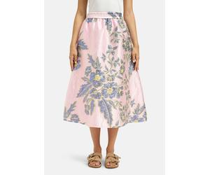 Sommerrock MILANO ITALY, Damen, Gr. 36, rosa, Web, Material: 100% Polyester, Futter: 100% Polyester, bestickt, regular fit, Röcke, mit Taschen (68682521-36) rosa