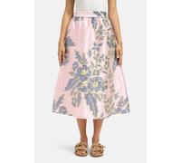 Milano Italy - midi skirt w elastic waist rosã© print - Gr. - 38